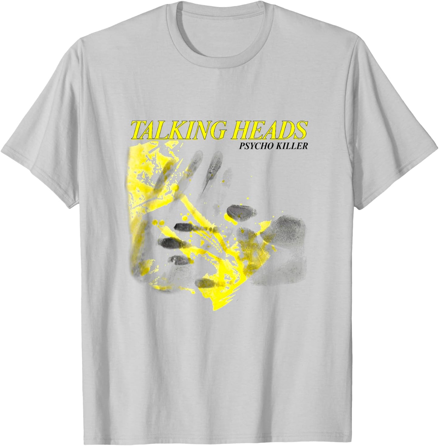 Talking Heads Psycho Killer Hands T-Shirt - T-Shirt | Ash
