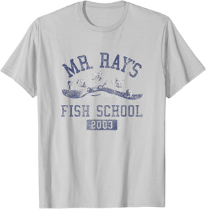 Disney Pixar Finding Nemo Mr. Rays Fish School 2003 Poster T-Shirt - T-Shirt | Ash