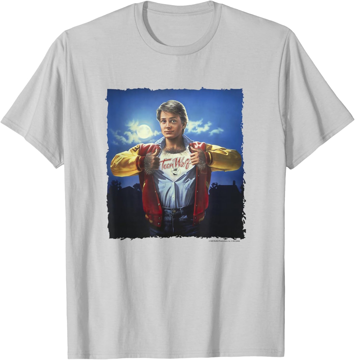 Teen Wolf Scott Howard Classic Movie Poster Vintage T-Shirt - T-Shirt | Ash