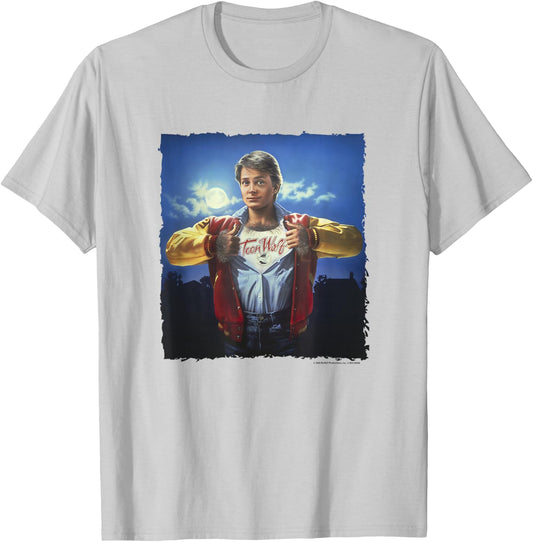 Teen Wolf Scott Howard Classic Movie Poster Vintage T-Shirt - T-Shirt | Ash