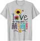 I Love Being Called Mimi Sunflower Cute Mother's Day Woman T-Shirt - T-Shirt | Ash