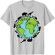 Earth Animals Wildlife Conservation Environmentalist Gift T-Shirt - T-Shirt | Ash