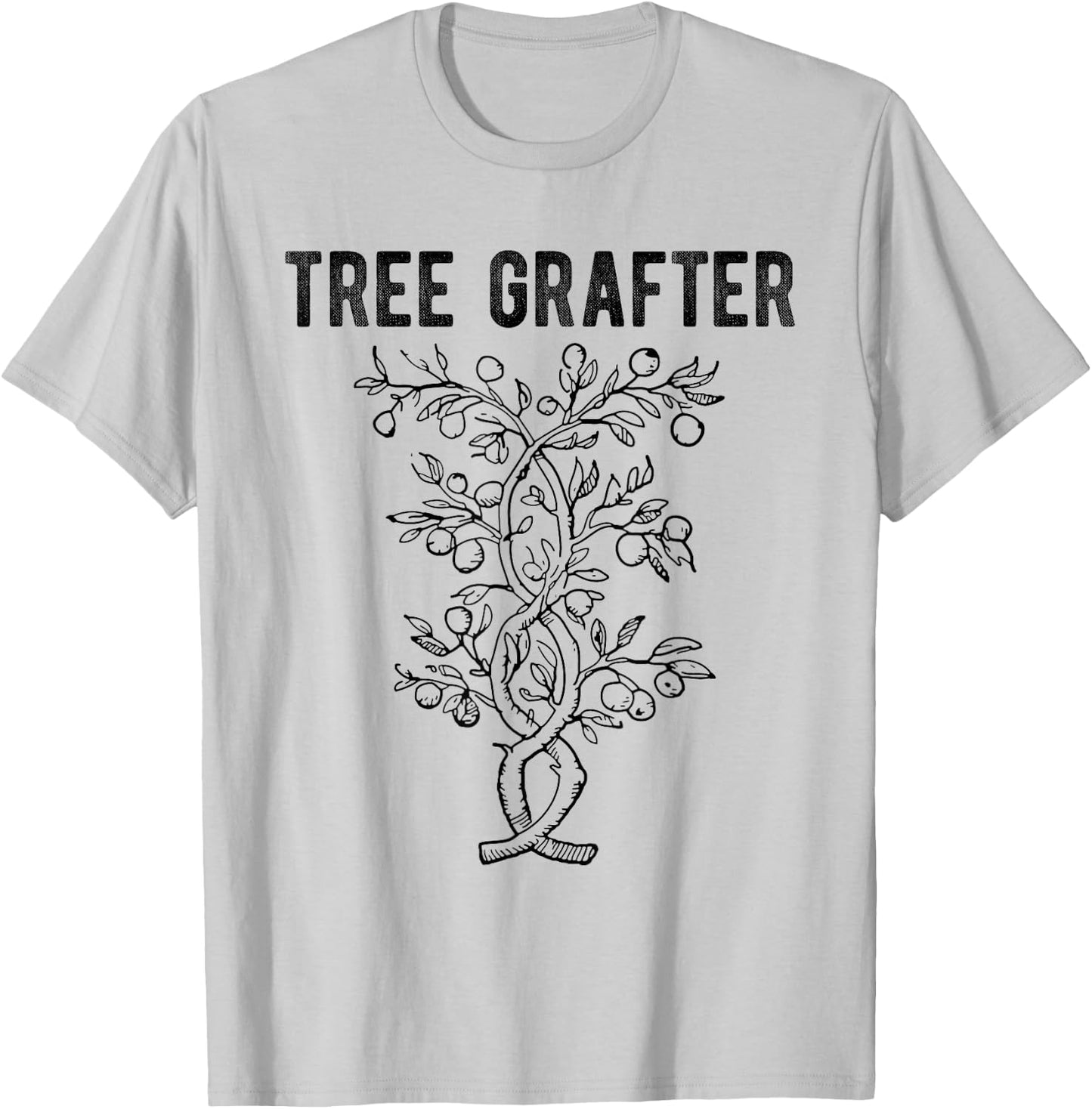 Tree Grafting Horticulture Budding Plant Grafter T-Shirt - T-Shirt | Ash