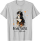 Watercolor Bernedoodle Mom Doodle Lover Gift T-Shirt - T-Shirt | Ash