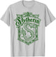 Harry Potter Slytherin Detailed Crest Small T-Shirt - T-Shirt | Ash