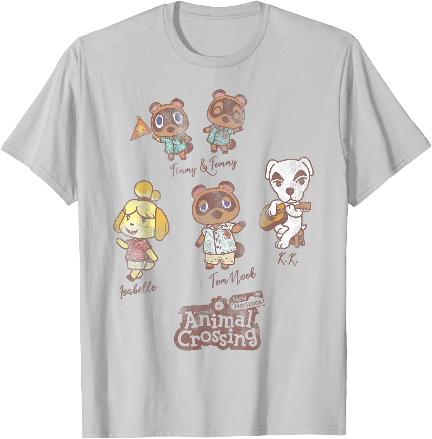 Animal Crossing: New Horizons Nintendo Game Group Names T-Shirt - T-Shirt | Ash