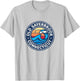 Old Sayerbrook Connecticut CT Vintage Nautical Waves Design T-Shirt - T-Shirt | Ash