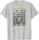 Where The Wild Things are Storybook Panels T-Shirt - T-Shirt | Ash