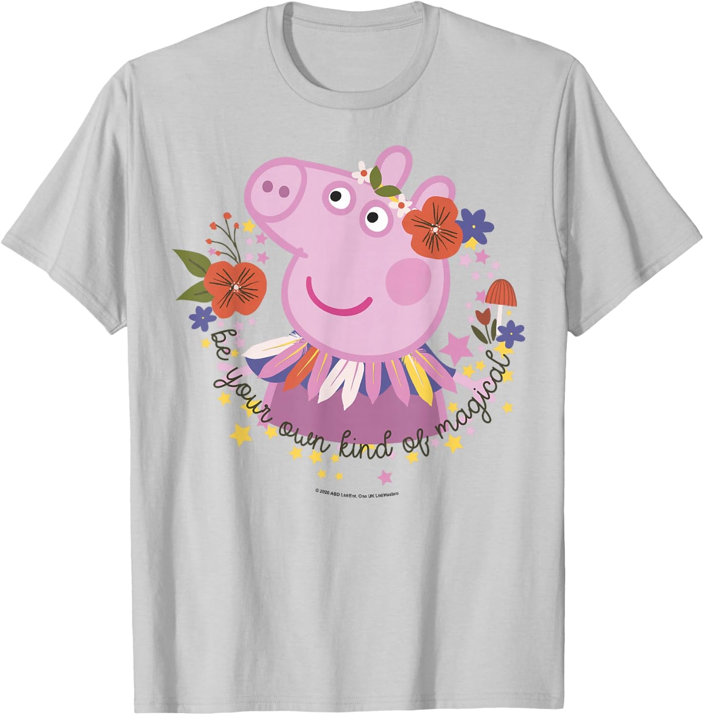 Peppa Pig Magical Portrait T-Shirt - T-Shirt | Ash