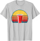 Vintage Red Plastic Cup Funny Fathers Day Beer Graphic T-Shirt - T-Shirt | Ash