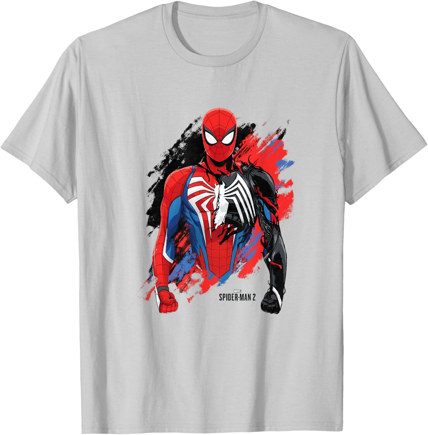 Marvel Spider-Man 2 Peter Getting Covered By The Symbiote T-Shirt - T-Shirt | Ash