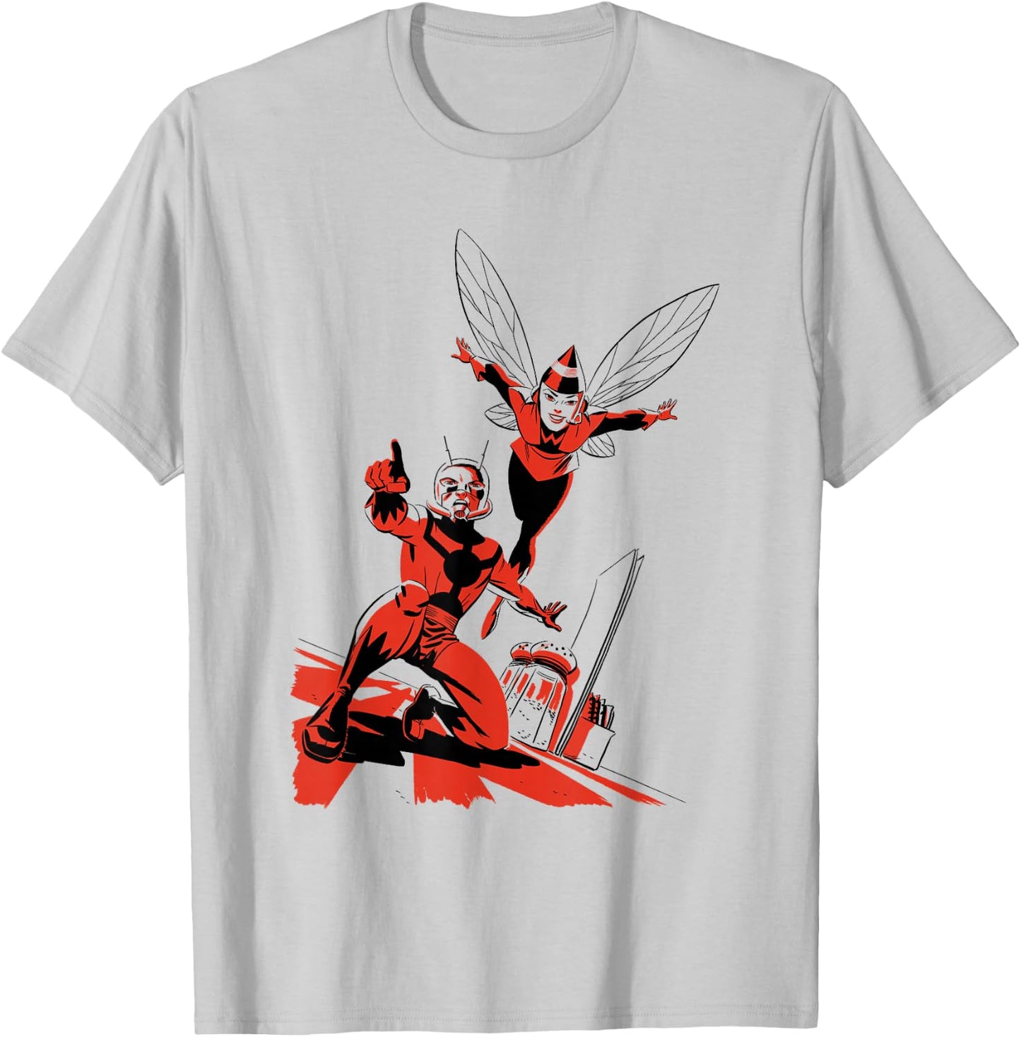 Marvel Ant-Man and The Wasp Two-Tone Variant Cover T-Shirt - T-Shirt | Ash