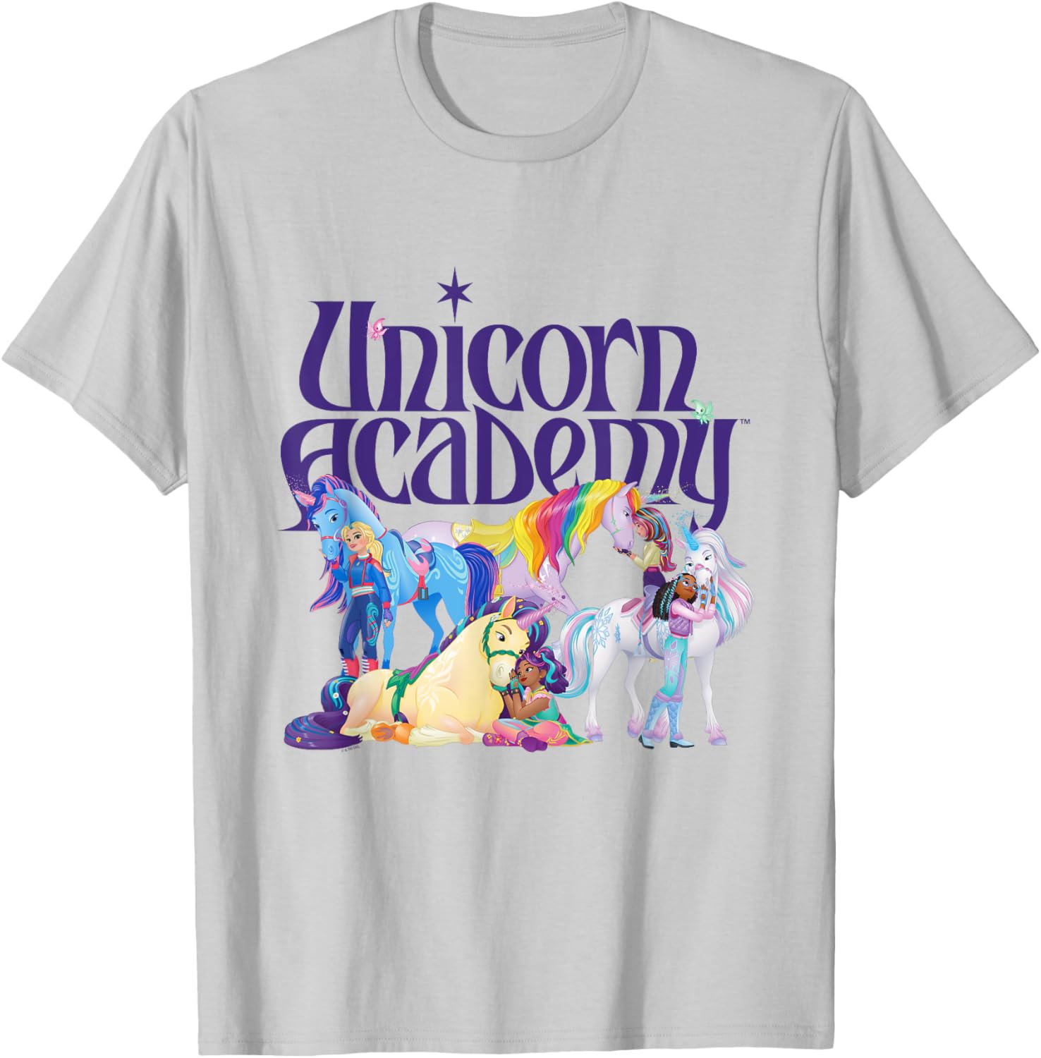 Riders and Unicorns T-Shirt - T-Shirt | Ash