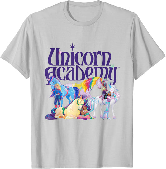 Riders and Unicorns T-Shirt - T-Shirt | Ash
