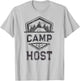 CAMP HOST Campground Staff Campsite Team Hosting Kids Yellow T-Shirt - T-Shirt | Ash