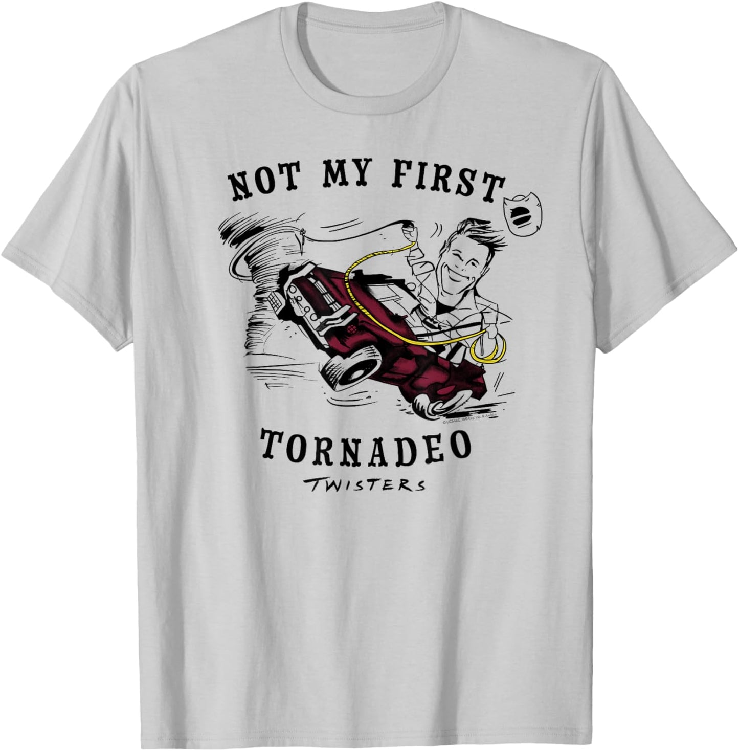 Twisters Not My First Tornadeo T-Shirt - T-Shirt | Ash