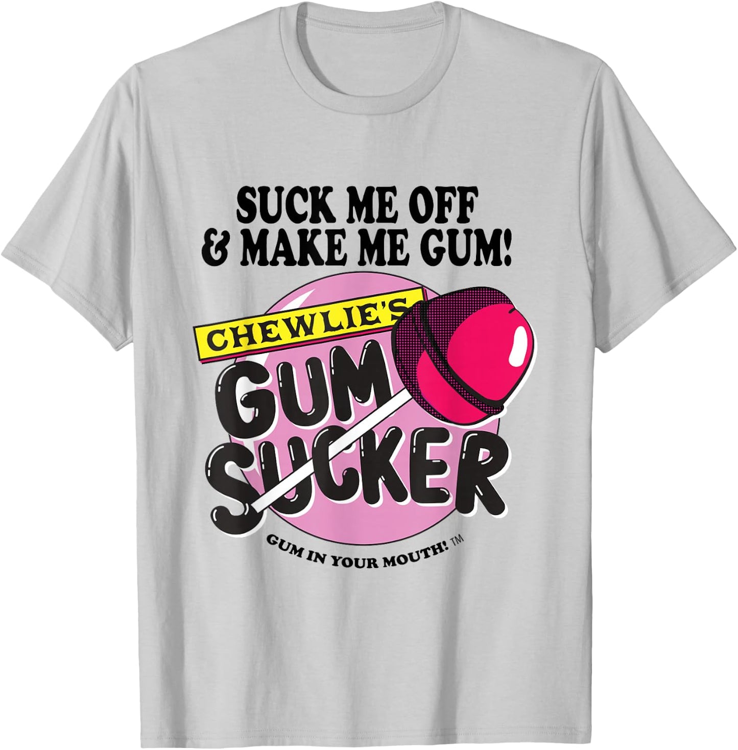 Kevin Smith Clerks 3 Chewlie's Gum Sucker Lolly Pop Logo T-Shirt - T-Shirt | Ash