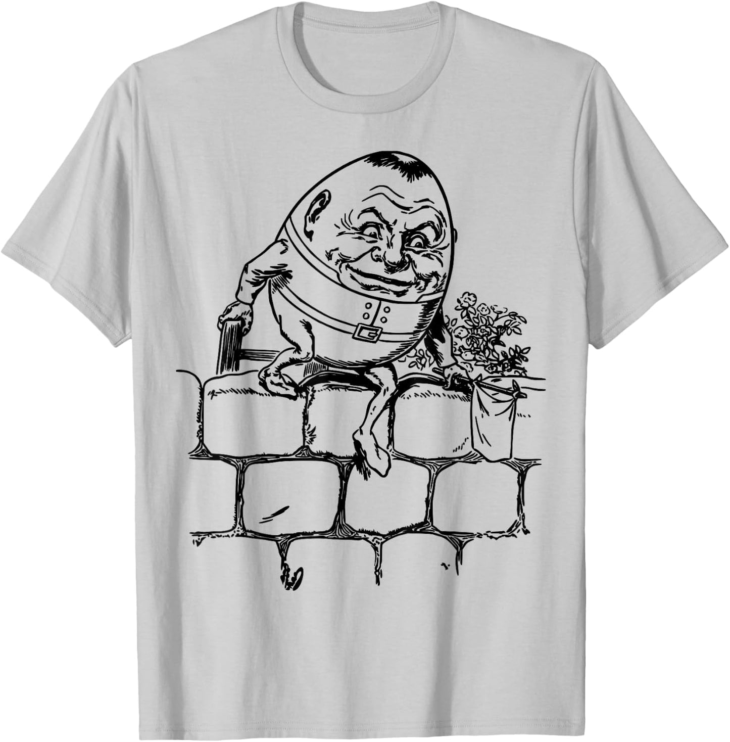 Humpty Dumpty Wall T-Shirt - T-Shirt | Ash