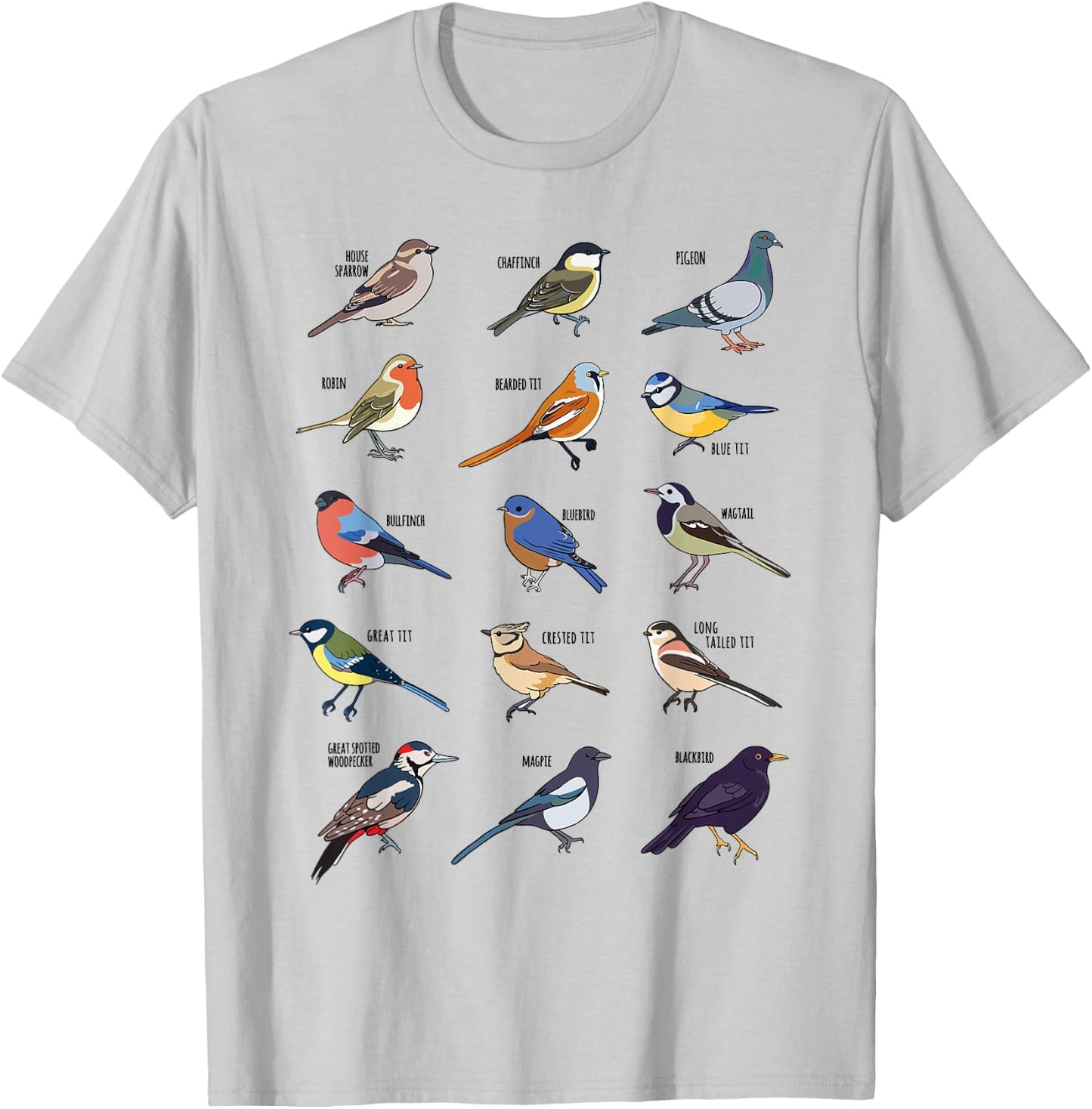 Ornithology Birds Birdwatching Birding Gift & Women T-Shirt - T-Shirt | Ash