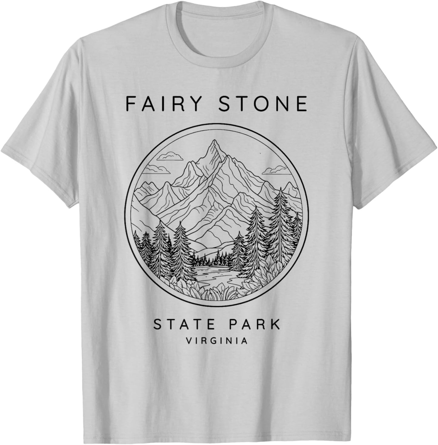 Fairy Stone State Park Vintage T-Shirt - T-Shirt | Ash