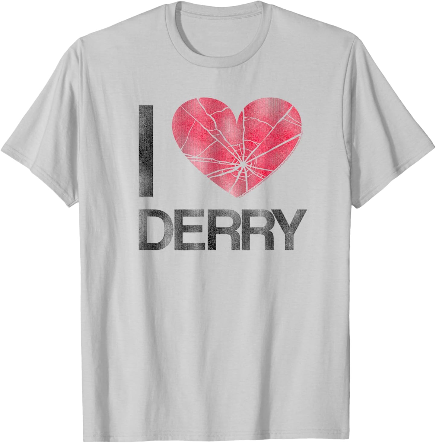 It I Heart Derry Stephen King Horror T-Shirt - T-Shirt | Ash