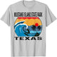 Mustang Island State Park Texas Surfing Surfboard T-Shirt - T-Shirt | Ash