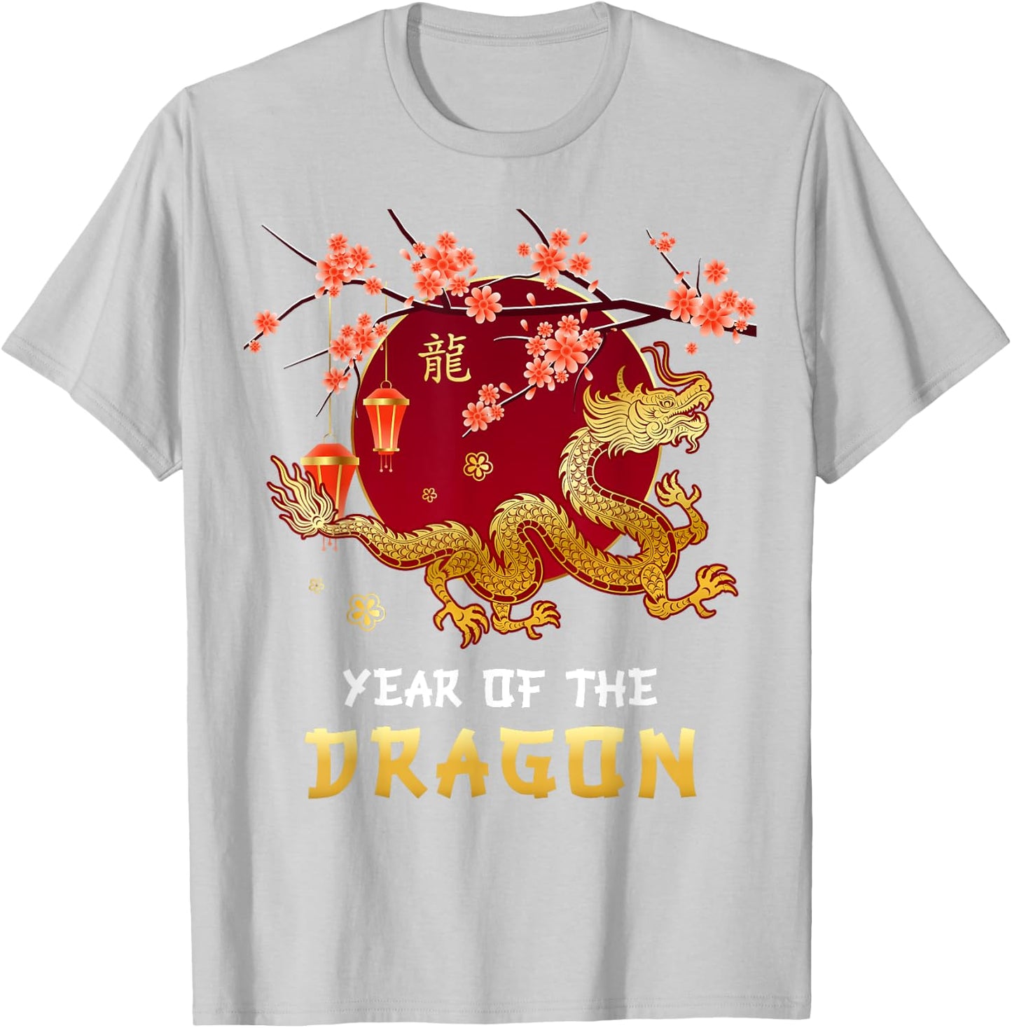Year Of The Dragon Lunar New Year 2024 T-Shirt - T-Shirt | Ash