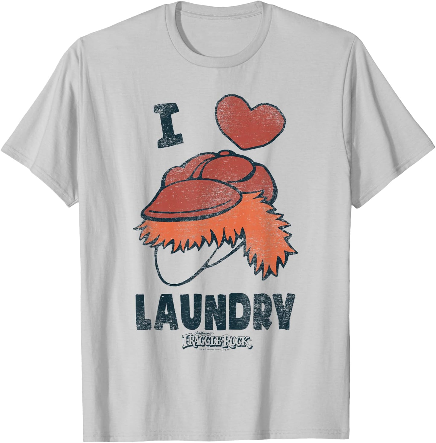 Fraggle Rock Laundry Lover T-Shirt - T-Shirt | Ash