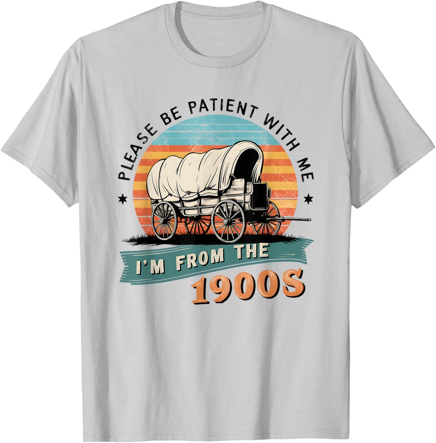 Please Be Patient With Me I'm From The 1900s Vintage T-Shirt - T-Shirt | Ash