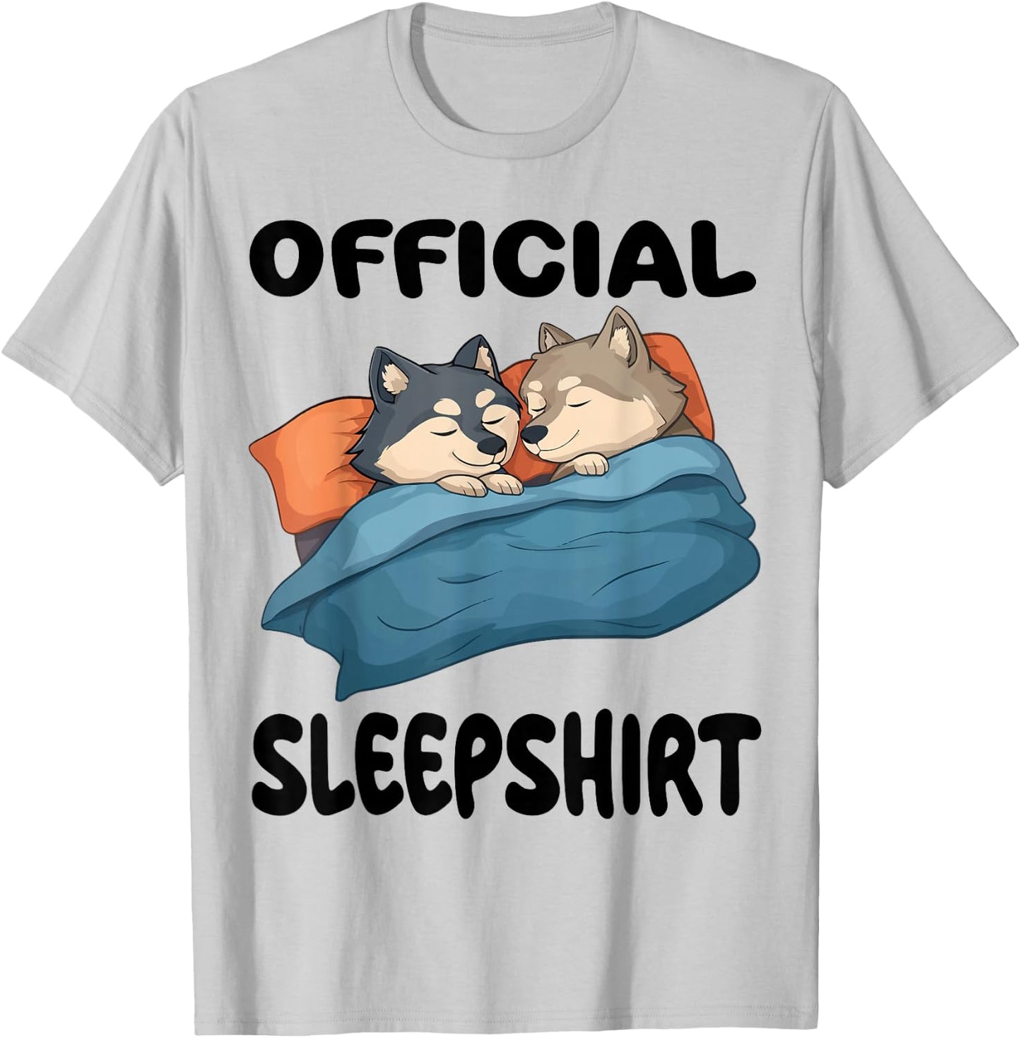 Wolf Official Sleepshirt Pajamas Nightgown T-Shirt - T-Shirt | Ash