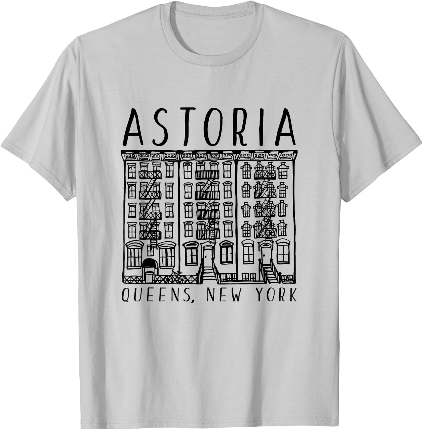 Astoria Queens T-Shirt - T-Shirt | Ash