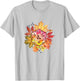 Dungeons & Dragons Autumn Fall Foliage Watercolor Dice Logo T-Shirt - T-Shirt | Ash