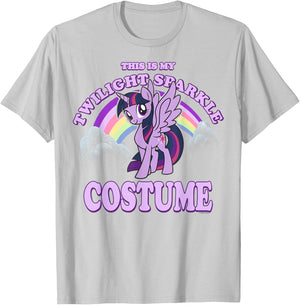 My Little Pony This Is My Twilight Sparkle Halloween Costume T-Shirt - T-Shirt | Ash