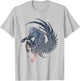 Mystical Pegasus starry sky T-Shirt - T-Shirt | Ash