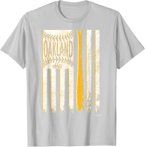 Classic Oakland Baseball Flag | Patriotic Baseball