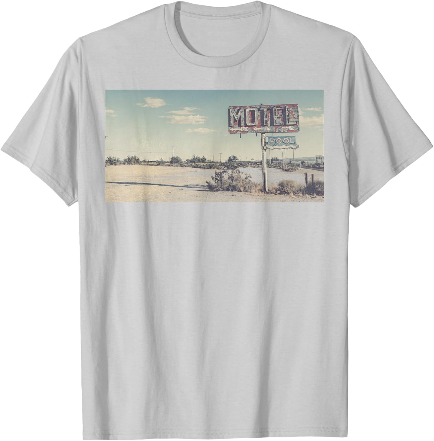 Trendy Desert Motel T-Shirt - T-Shirt | Ash