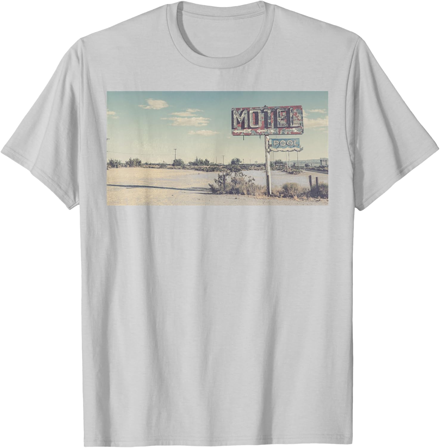 Trendy Desert Motel T-Shirt - T-Shirt | Ash