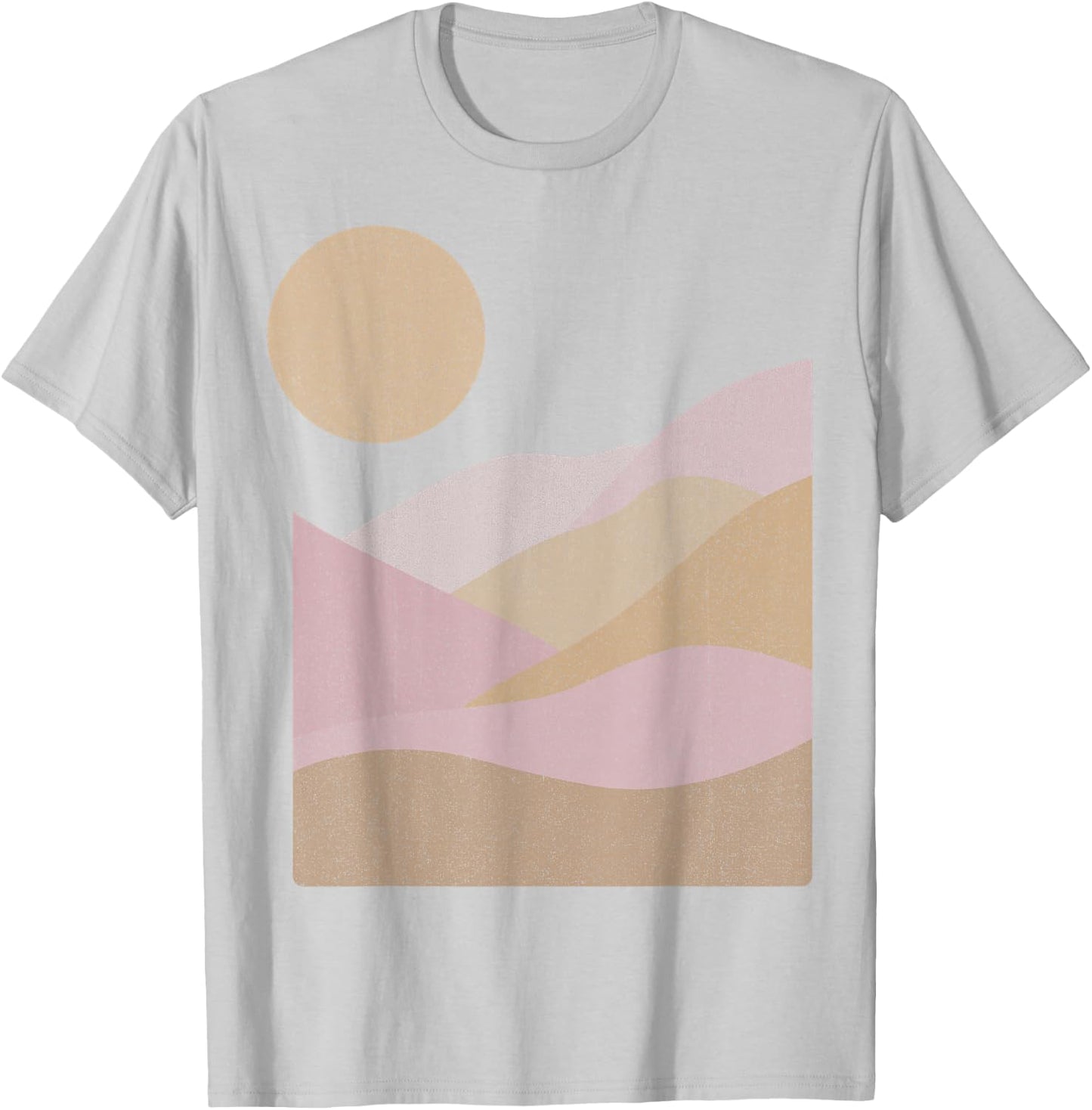 Trendy Minimal Hills T-Shirt - T-Shirt | Ash