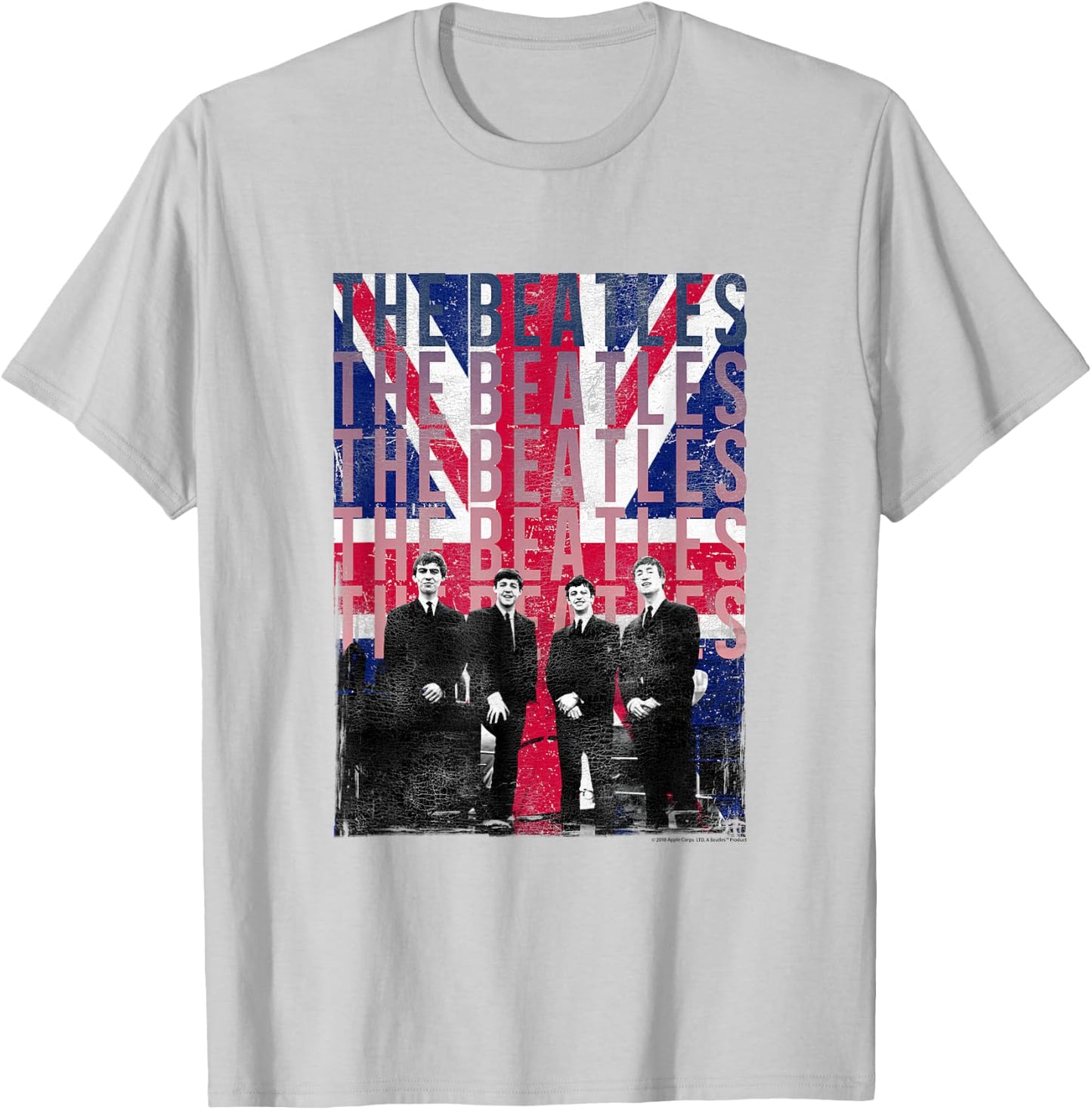 The Beatles Liverpool Flag T-Shirt - T-Shirt | Ash