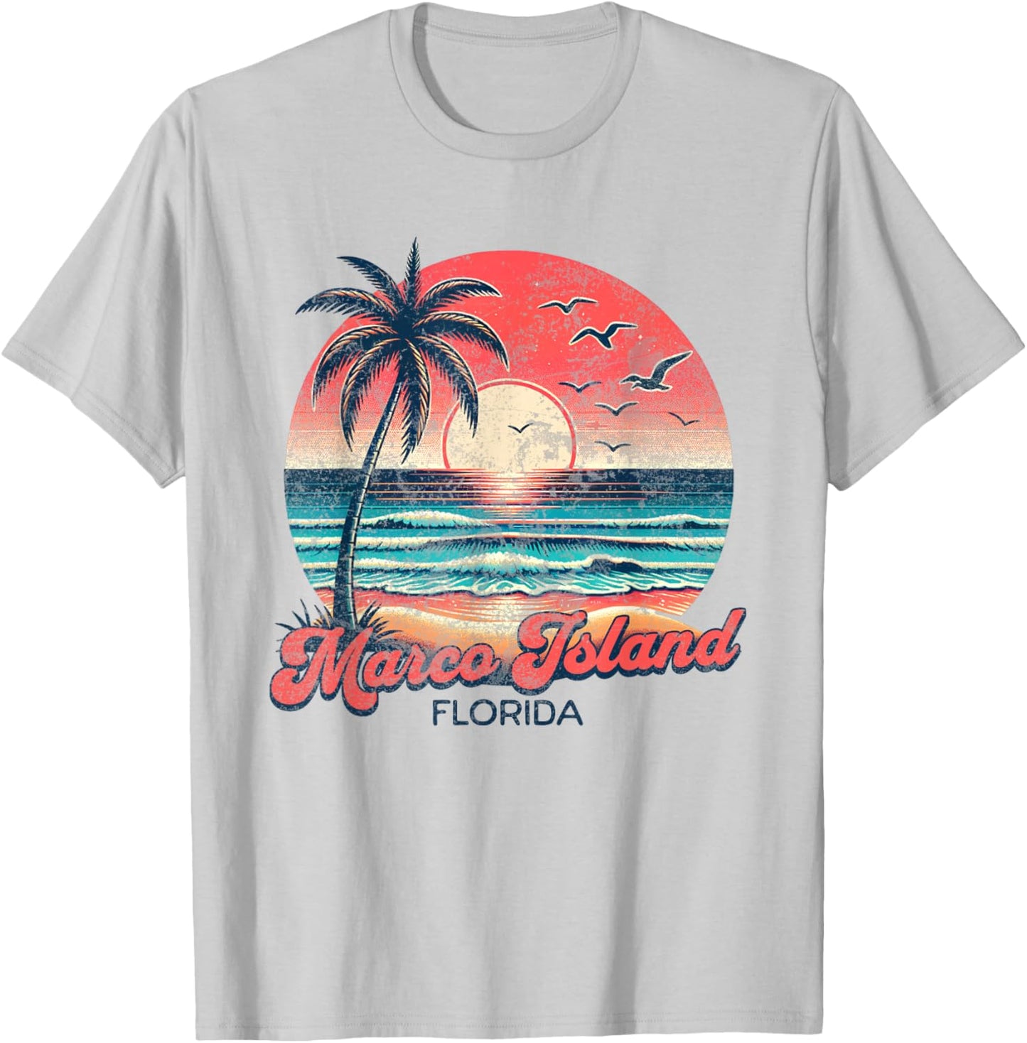 Marco Island T-Shirt - T-Shirt | Ash