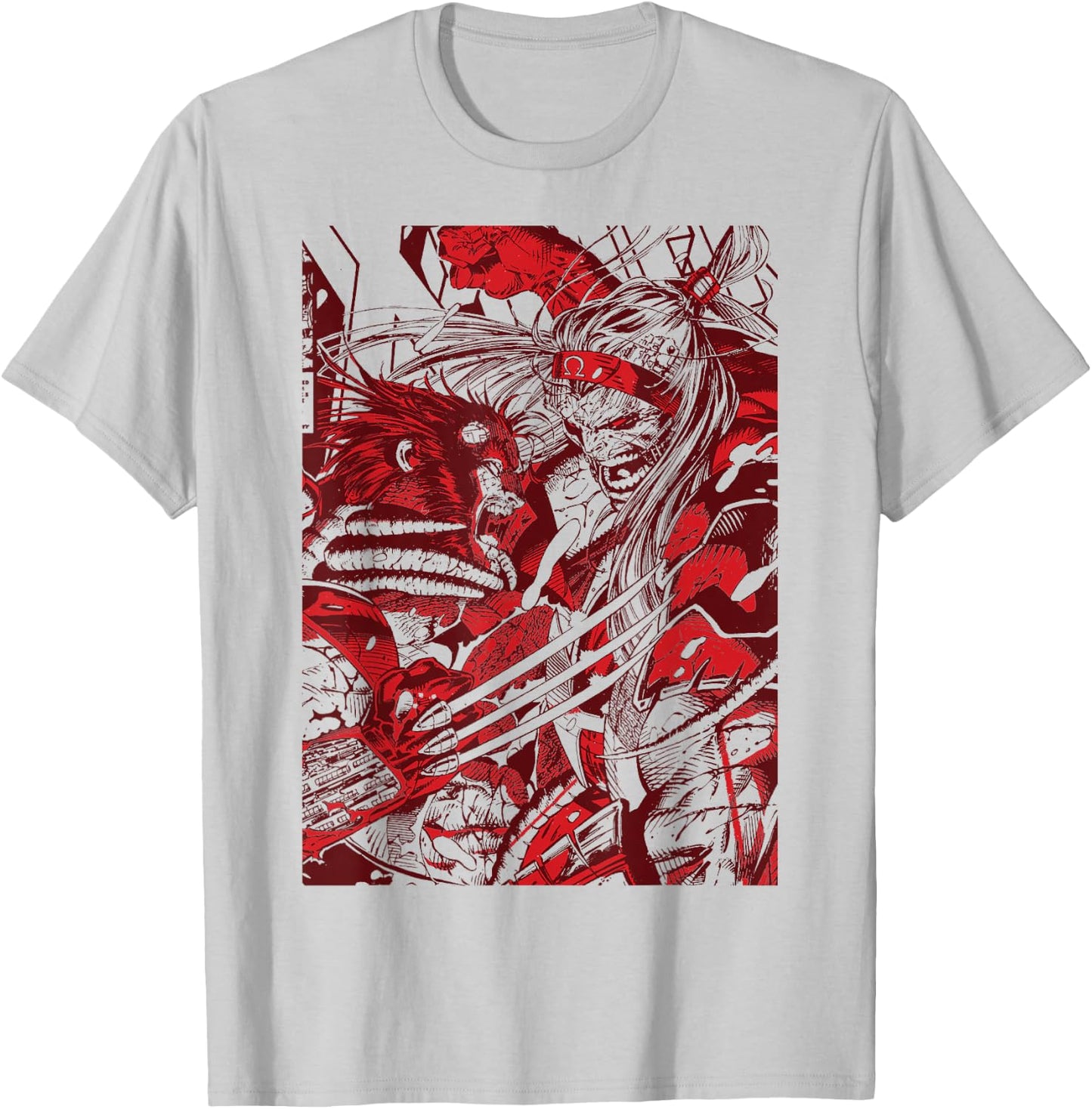 Marvel Omega Red Vs. Wolverine T-Shirt - T-Shirt | Ash