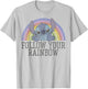 Disney Lilo & Stitch Follow Your Rainbow T-Shirt - T-Shirt | Ash