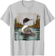 Retro Style Loon T-Shirt - T-Shirt | Ash