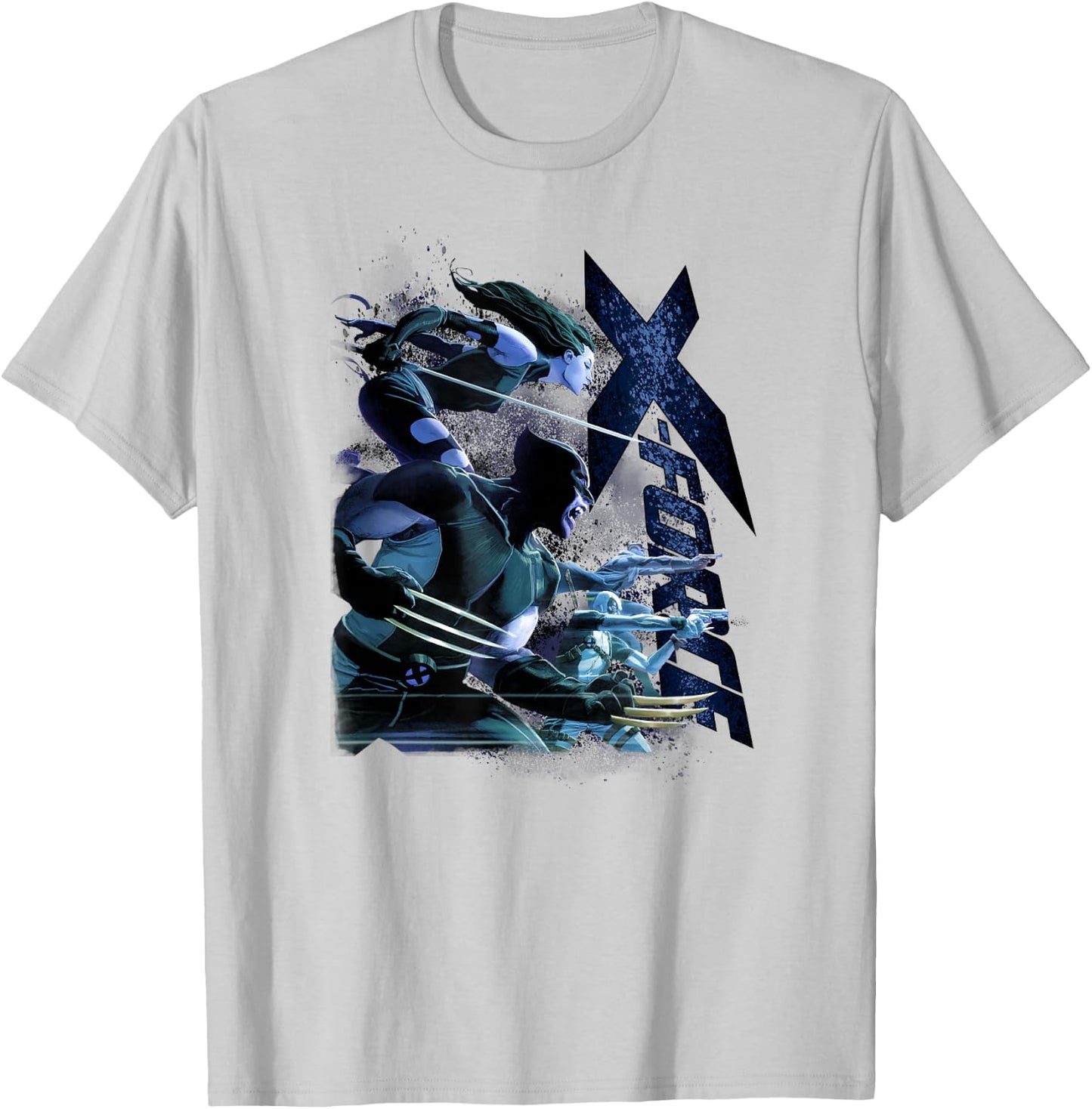 Marvel X-Force Group Shot Advance T-Shirt - T-Shirt | Ash