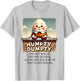 Humpty Dumpty Kids Nursery Rhyme Retro Humpty Dumpty Poem T-Shirt - T-Shirt | Ash