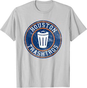 Houston Cheaters Sign Stealing Trashtros Baseball Gift T-Shirt - T-Shirt | Ash
