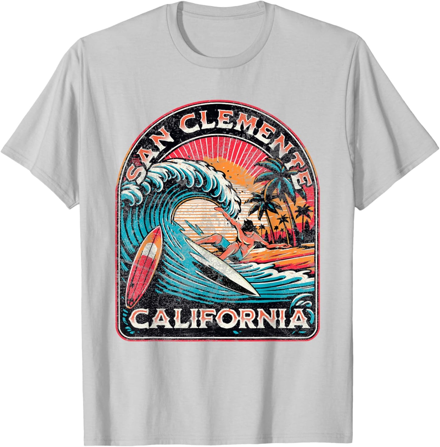 San Clemente T-Shirt - T-Shirt | Ash