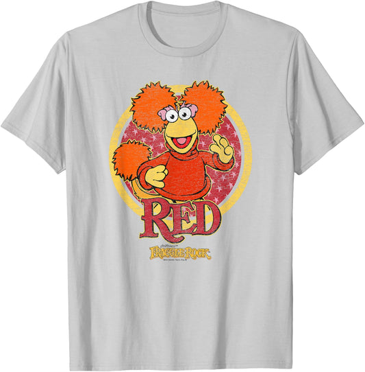 Fraggle Rock Red Circle T-Shirt - T-Shirt | Ash