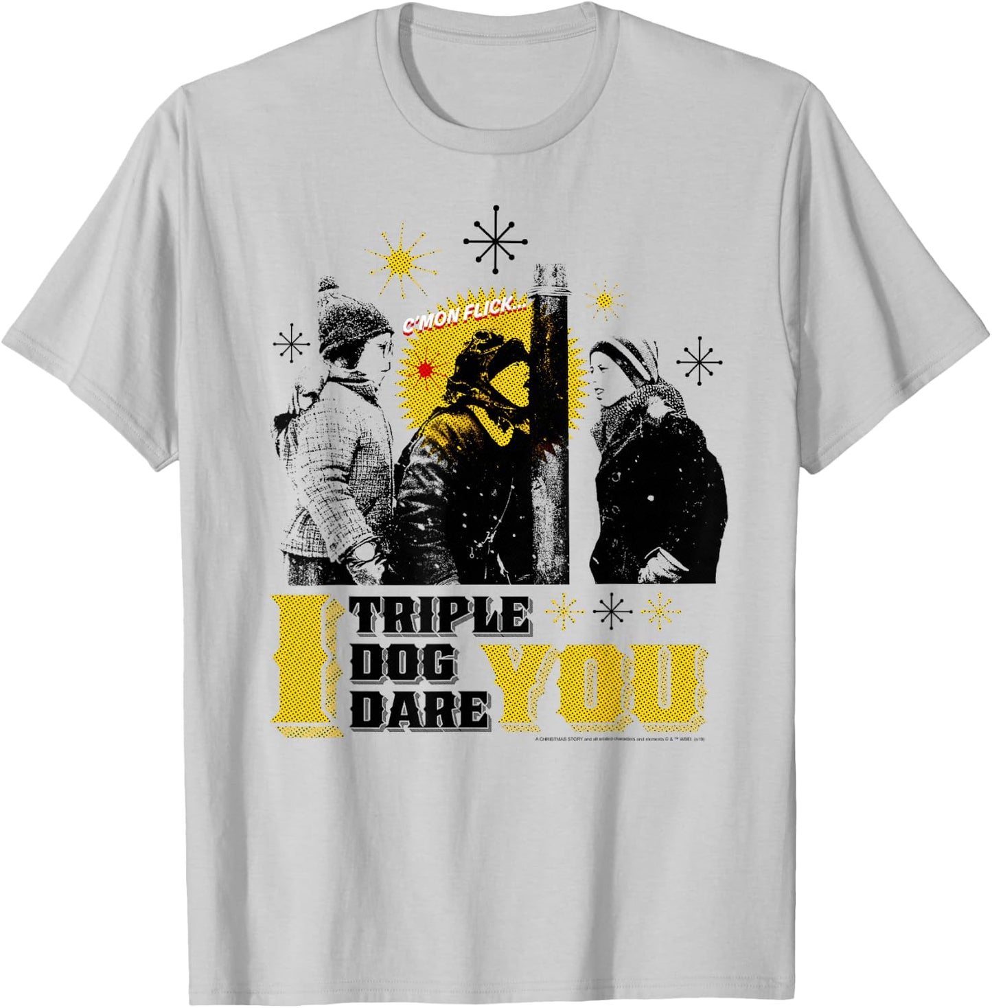A Christmas Story I Triple Dog Dare You T-Shirt - T-Shirt | Ash