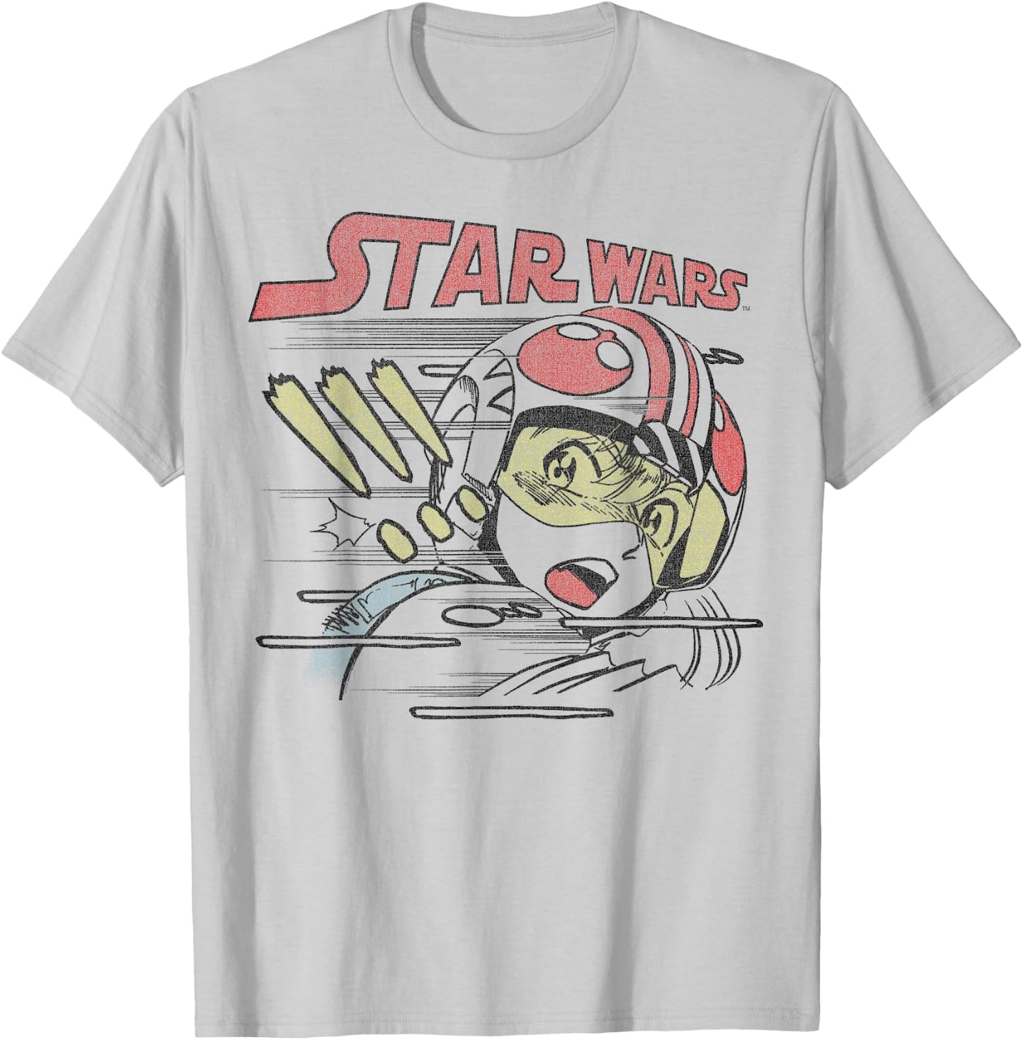Star Wars Anime Style Luke Skywalker T-Shirt - T-Shirt | Ash